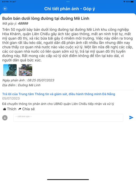 Screenshot #5 pour Góp Ý Đà Nẵng