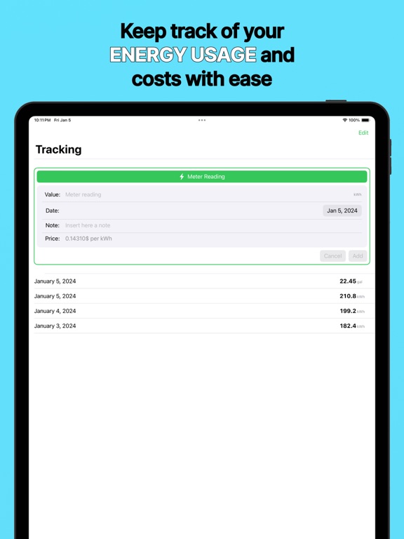 eTracker - Electricity Meter