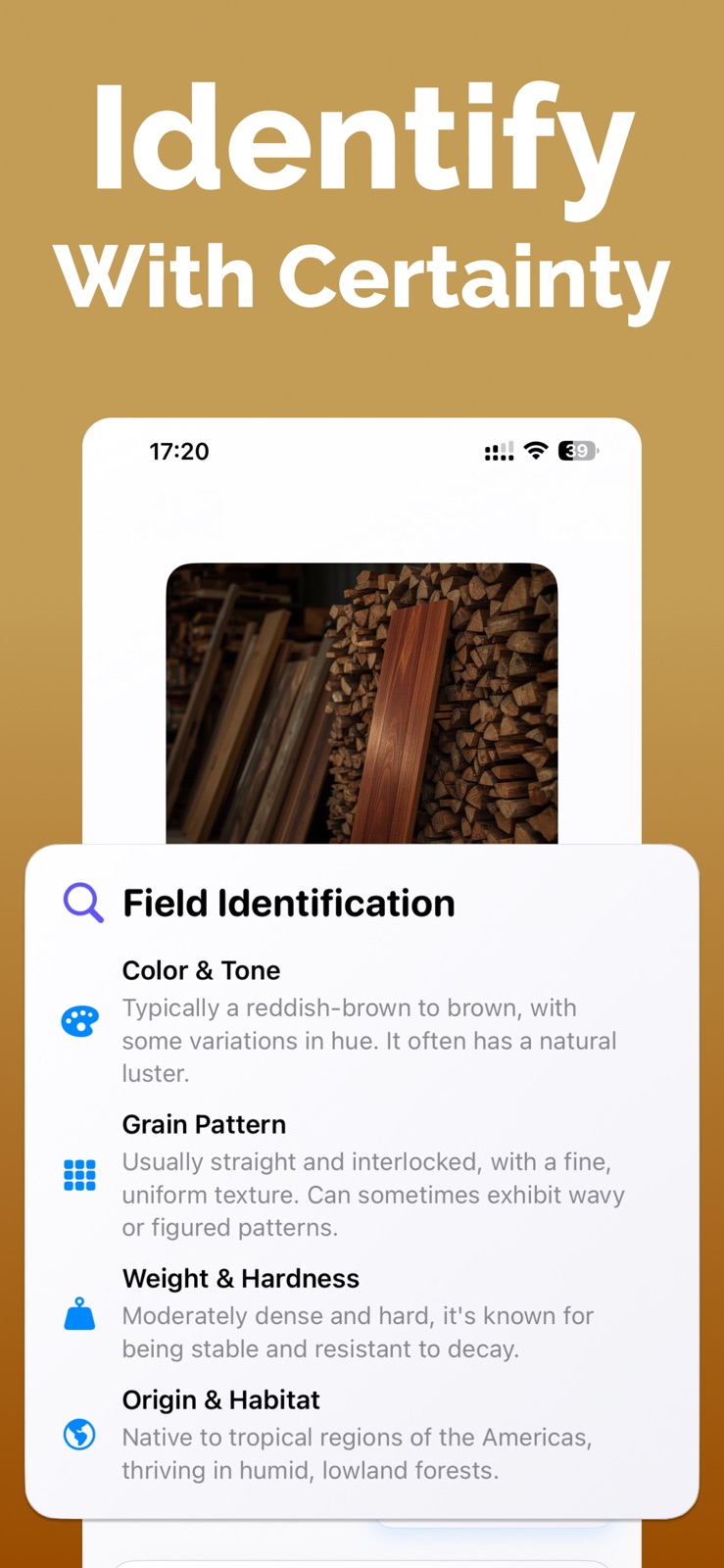 Wood Identifier: LumberID iphone screenshot 3