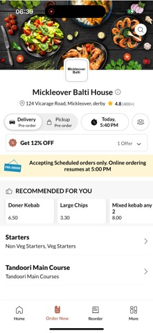 Mickleover Balti House Screenshot 8 of 10