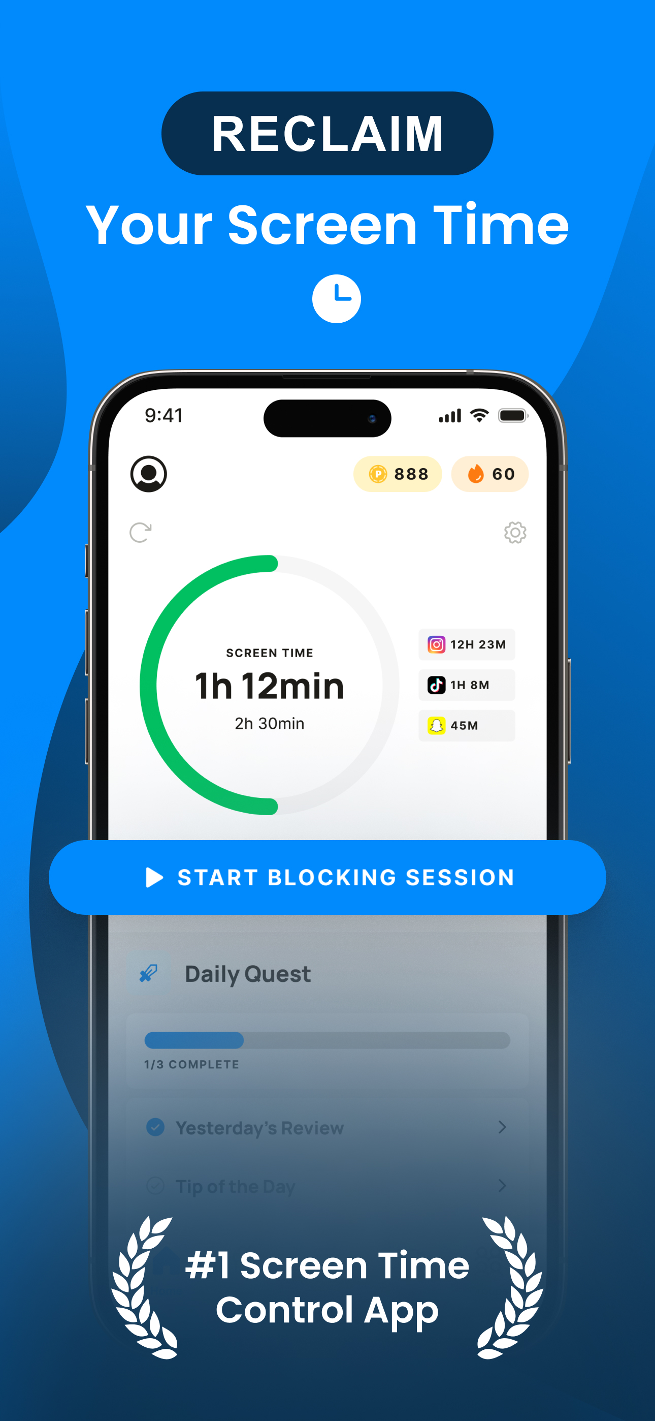 BePresent: Screen Time Control