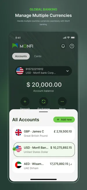 MONFI Digital Bank Ltd screenshot 1