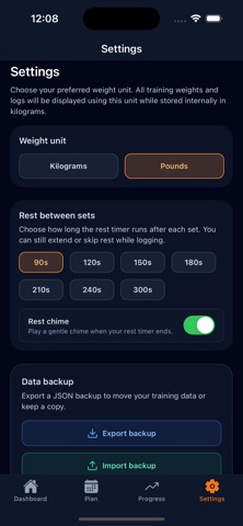 Smolov Squat Tracker Screenshot 5 of 5