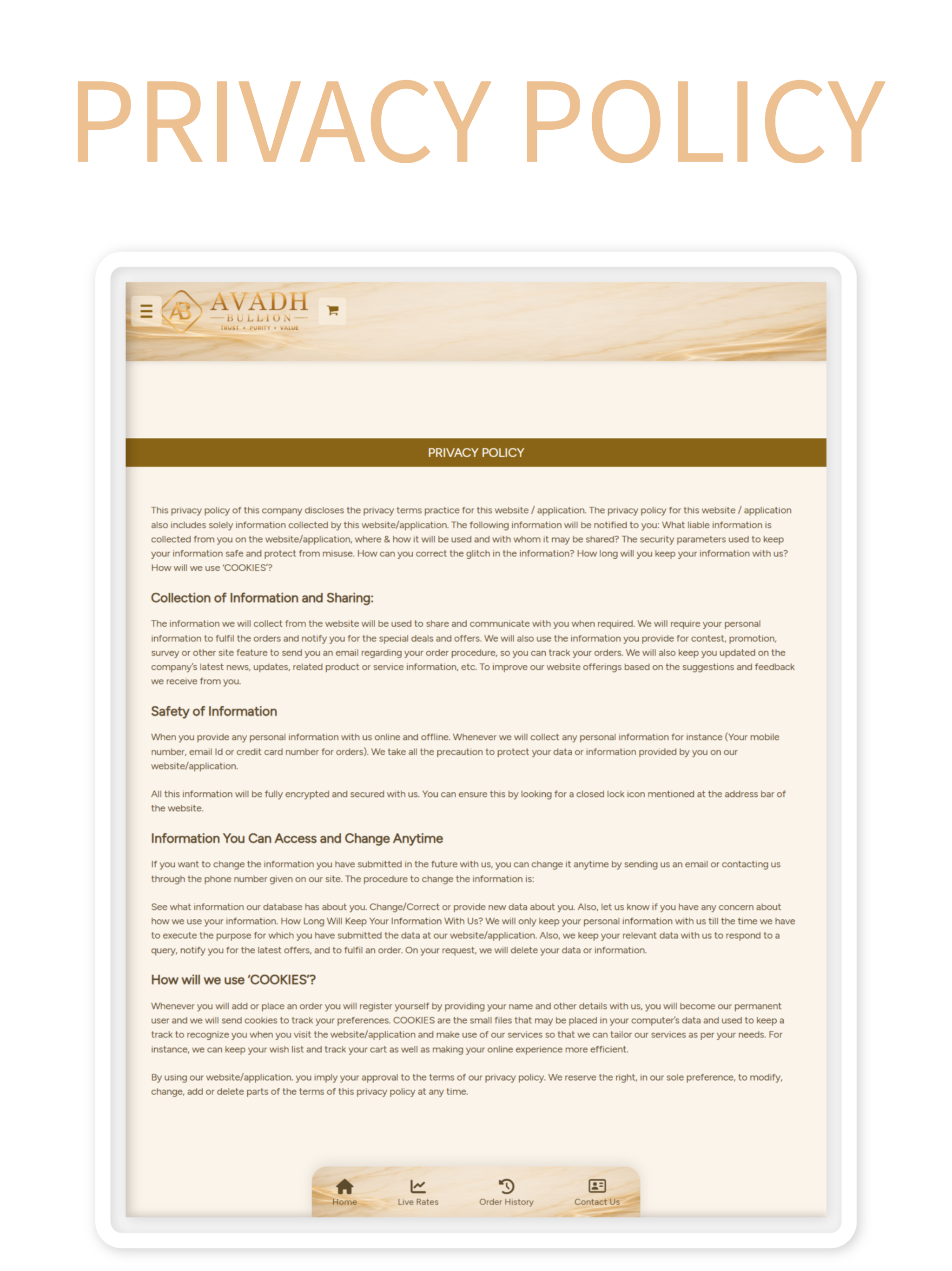 Avadh Bullion. screenshot 11