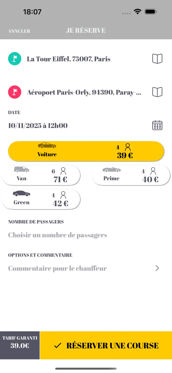 Screenshot #3 pour AzurLuxe Transport