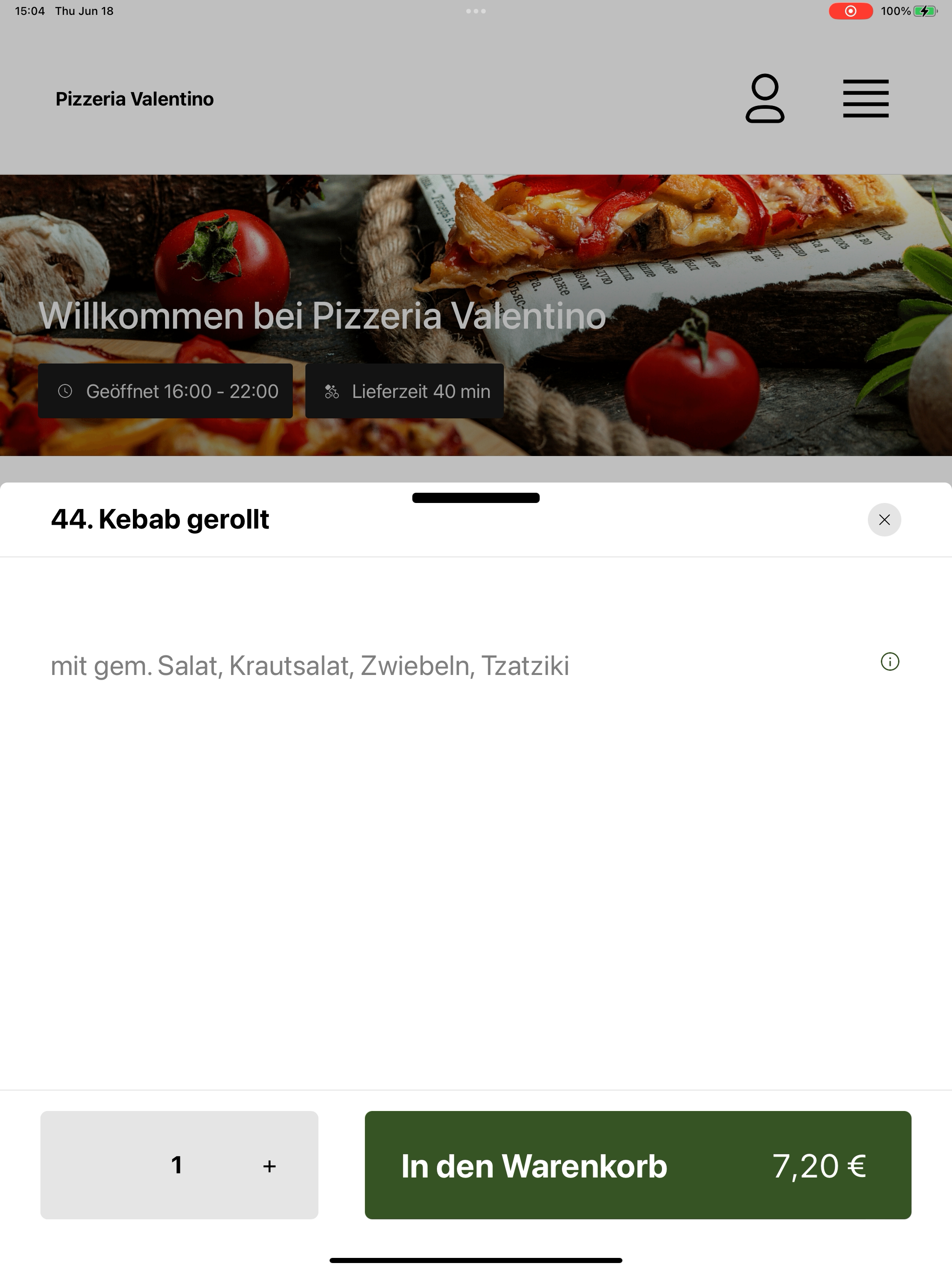 Pizzeria Valentino Rheine screenshot 8