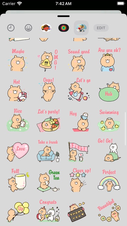 Gummy Bear Stickers Pack screenshot-3