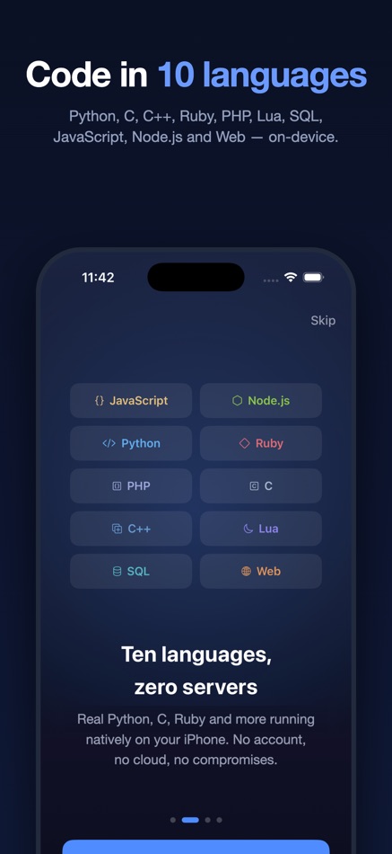 #2. Visual Code Editor - vCode (iOS) De: Devang Samirbhai Shah
