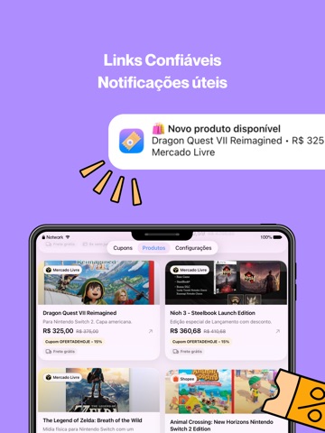Descupom - Descontos e Cupons iPad screenshot