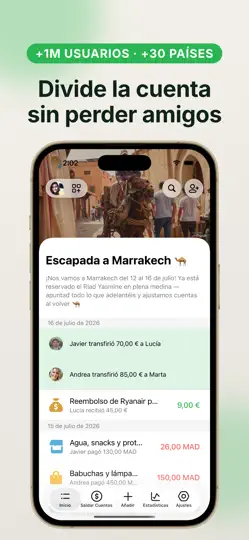 Captura de pantalla de Lightsplit: Dividir Gastos en iPhone 1