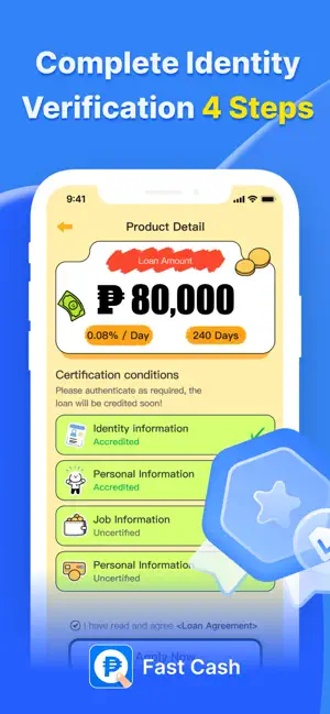 Fast Cash - Online Peso Loan iPhone screenshot 3