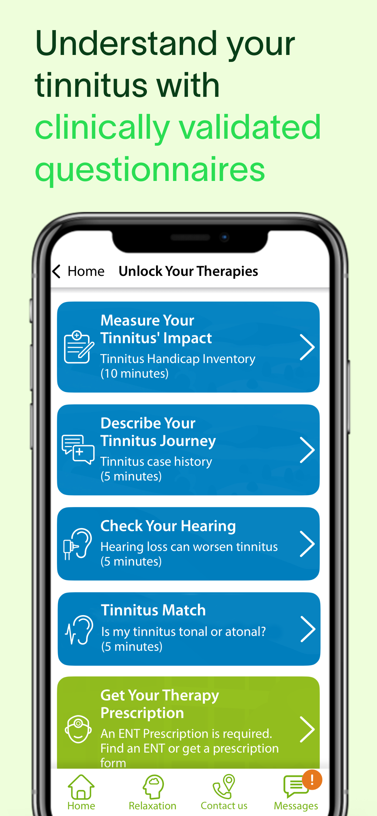 SilentCloud: Tinnitus Therapy