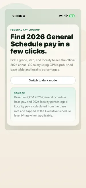 GS Pay Calculator screenshot 3