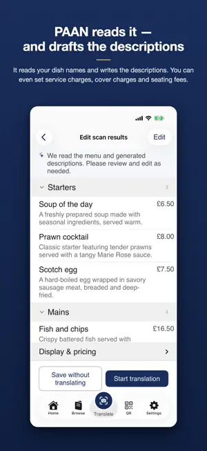 RESTO-PAAN: Multilingual Menu screenshot 3
