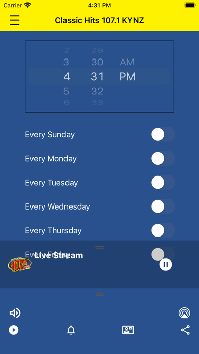 Classic Hits 107.1 Screenshot