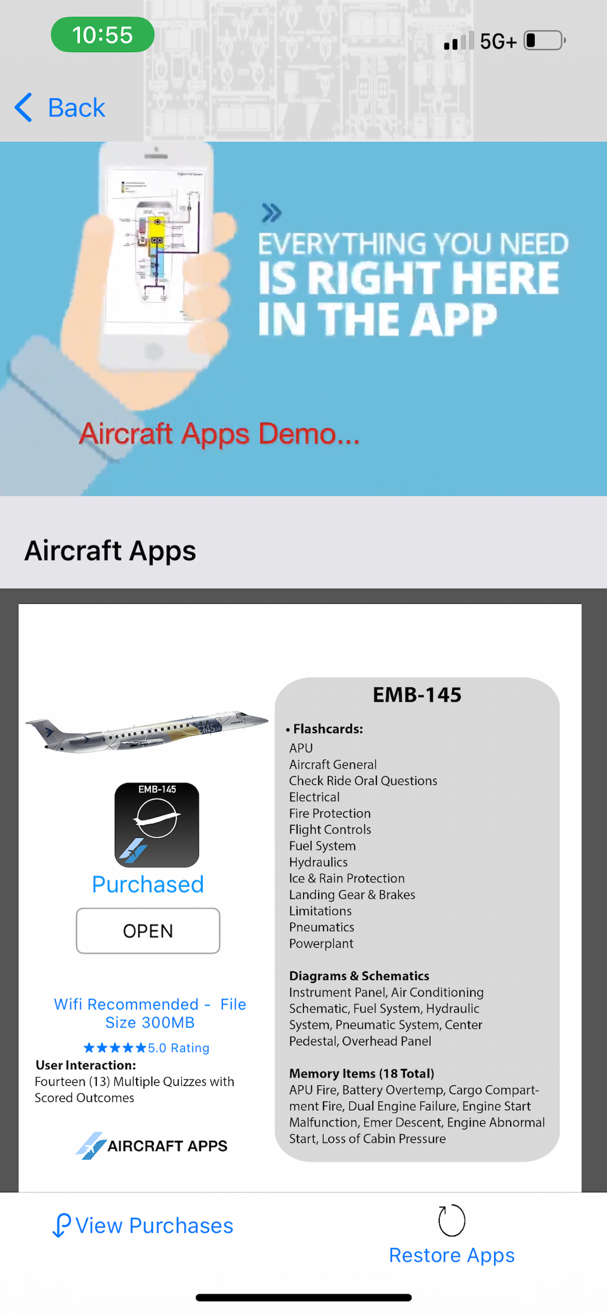 EMB-145 Aircraft Apps screenshot 8