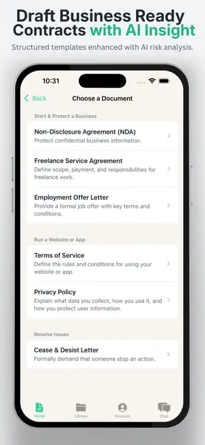 ClauseMint AI screenshot 1