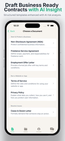 ClauseMint AI screenshot