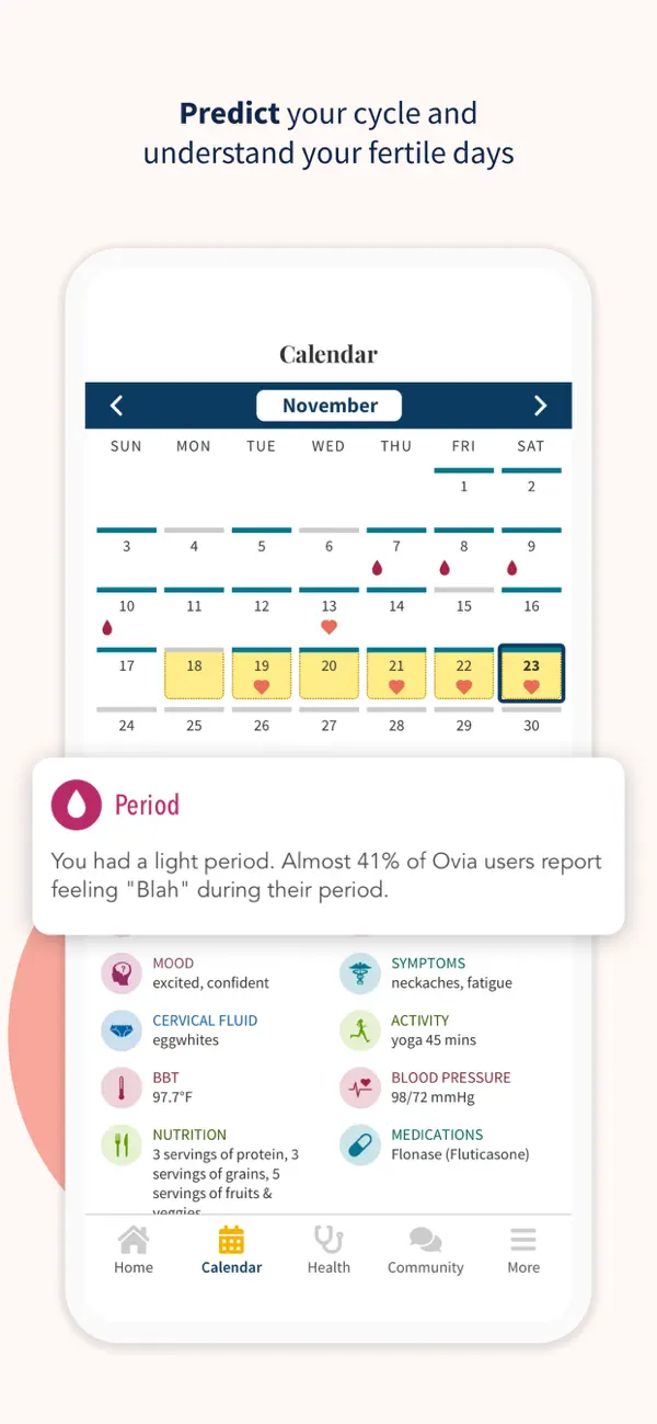 #3. Ovia Cycle & Pregnancy Tracker (iOS) Av: Ovuline, Inc.