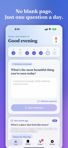 One Question A Day Screenshot 1 of 7