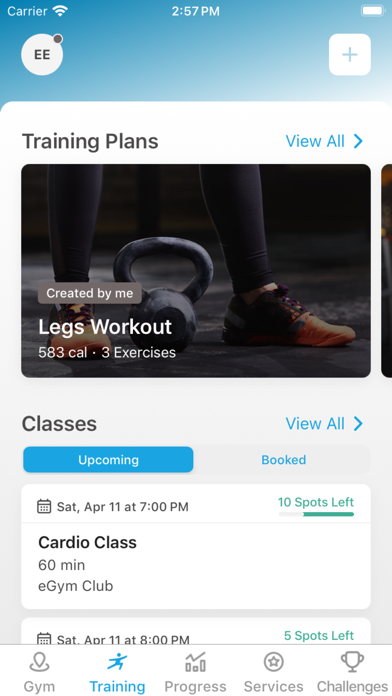 Moveo Fitness Screenshot
