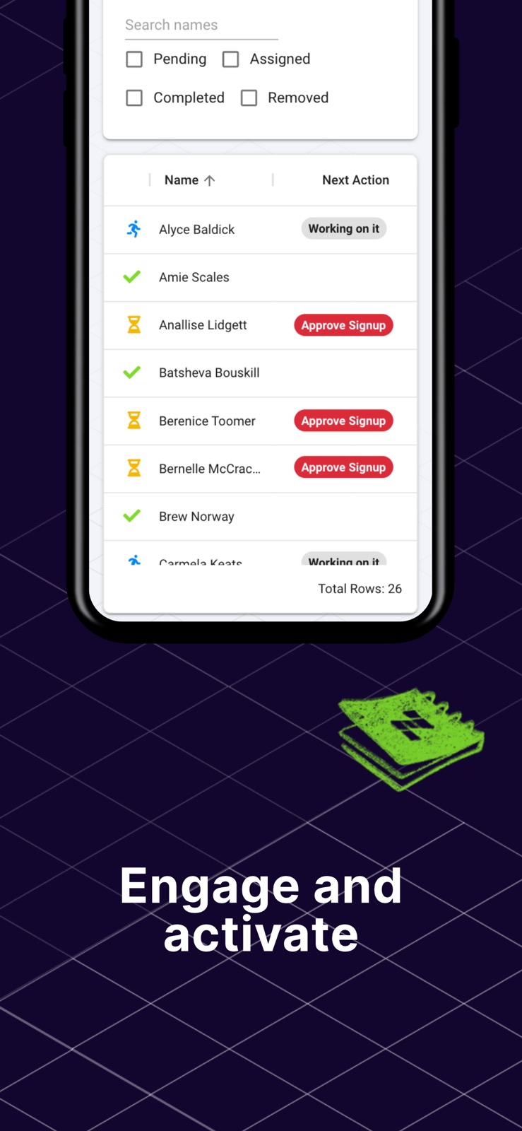 Zelos Team Management iphone screenshot 4