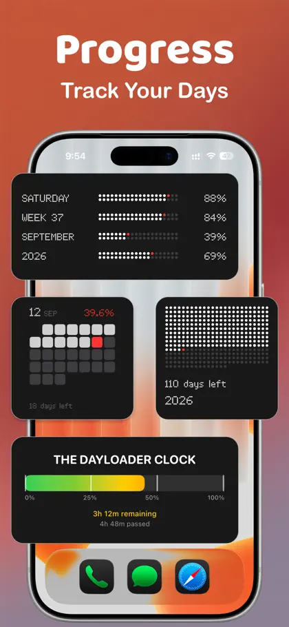 Screenshot 3 di 6 di Void Widgets - Retro & Minimal