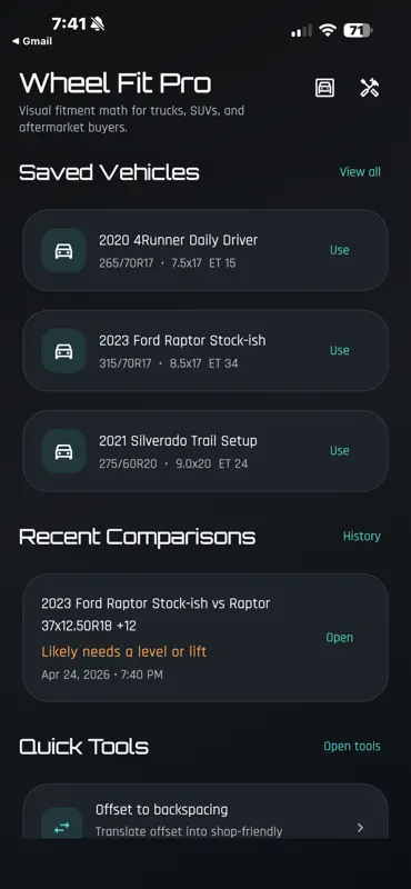 Wheel Fit Pro screenshot 2 of 7