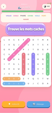 Mots Mêlés Français 2 screenshot