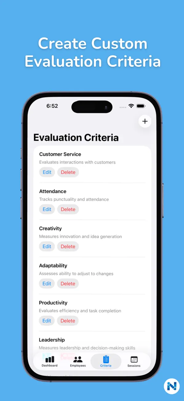 Screenshot #1 pour Employee Evaluation