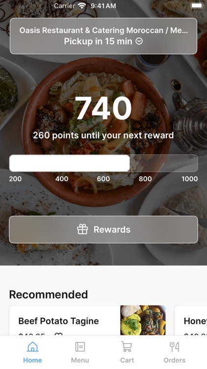 Oasis Restaurant To Go