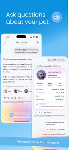PETIO: AI Pet Care & Health iPhone screenshot