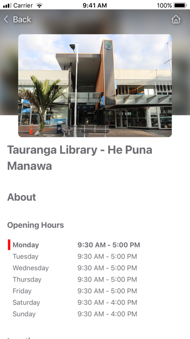 Tauranga City Libraries Screenshot