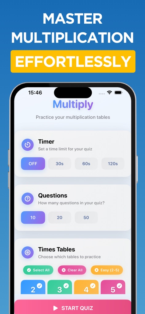 Multiplication, times tables - Education App | MWM