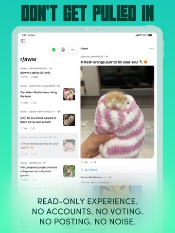 Argus for Reddit iPad screenshot 3