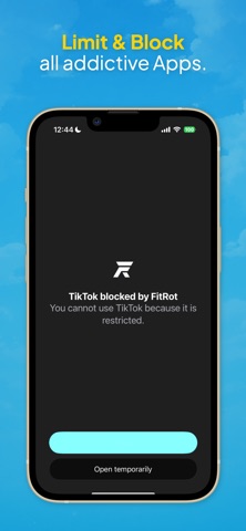 FitRot - Earn Your Screen Time iPhone screenshot
