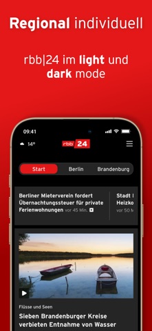 rbb24 – regionale Nachrichten screenshot