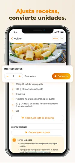 Captura de pantalla de Youmeal: Organizador Recetas en iPhone 4