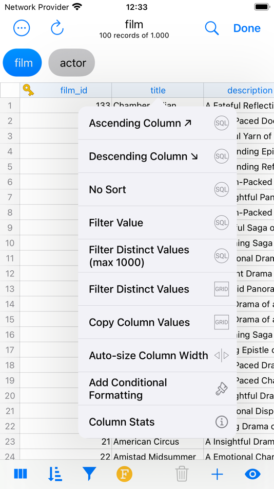 #3. MySQL Mobile Client (iOS) 게시자: Filippo Maguolo