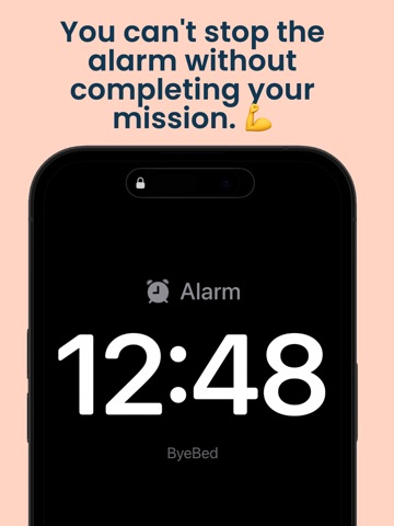ByeBed - Alarm with Missions iPad screenshot