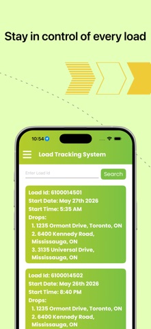 Load Tracking System iPhone screenshot