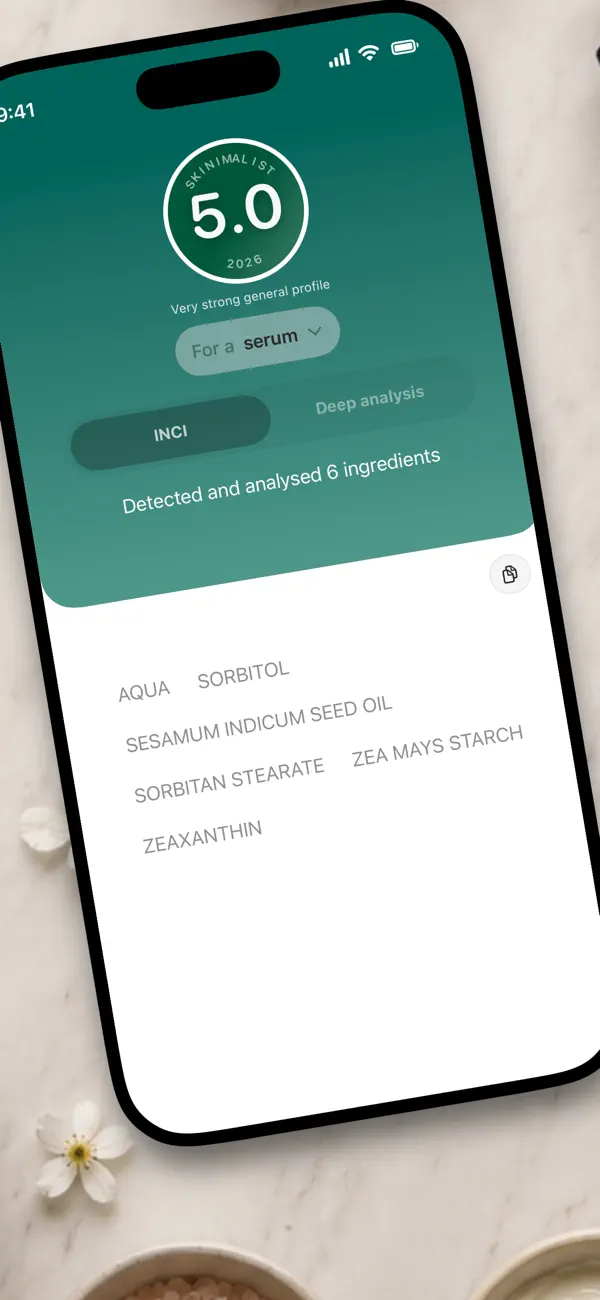 Screenshot #2 pour Skinimalist: Skincare Scanner