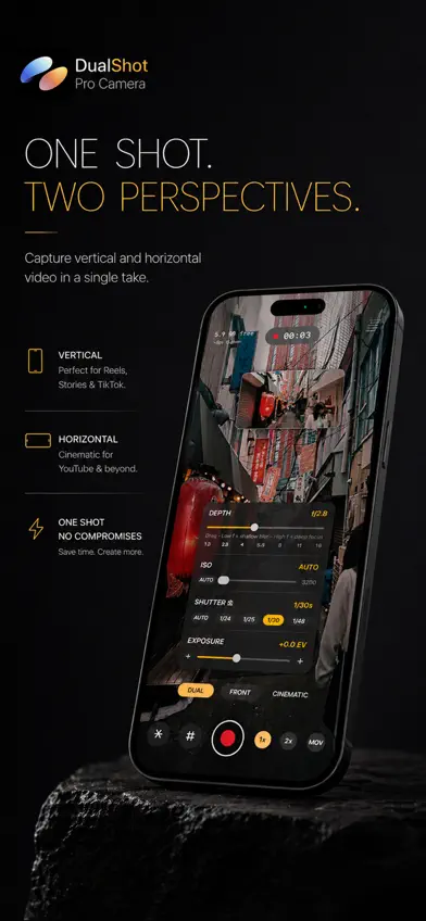 DualShot Pro Camera screenshot 1
