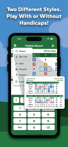 Golf Sync - Digital Scorecard Screenshot 2 of 3