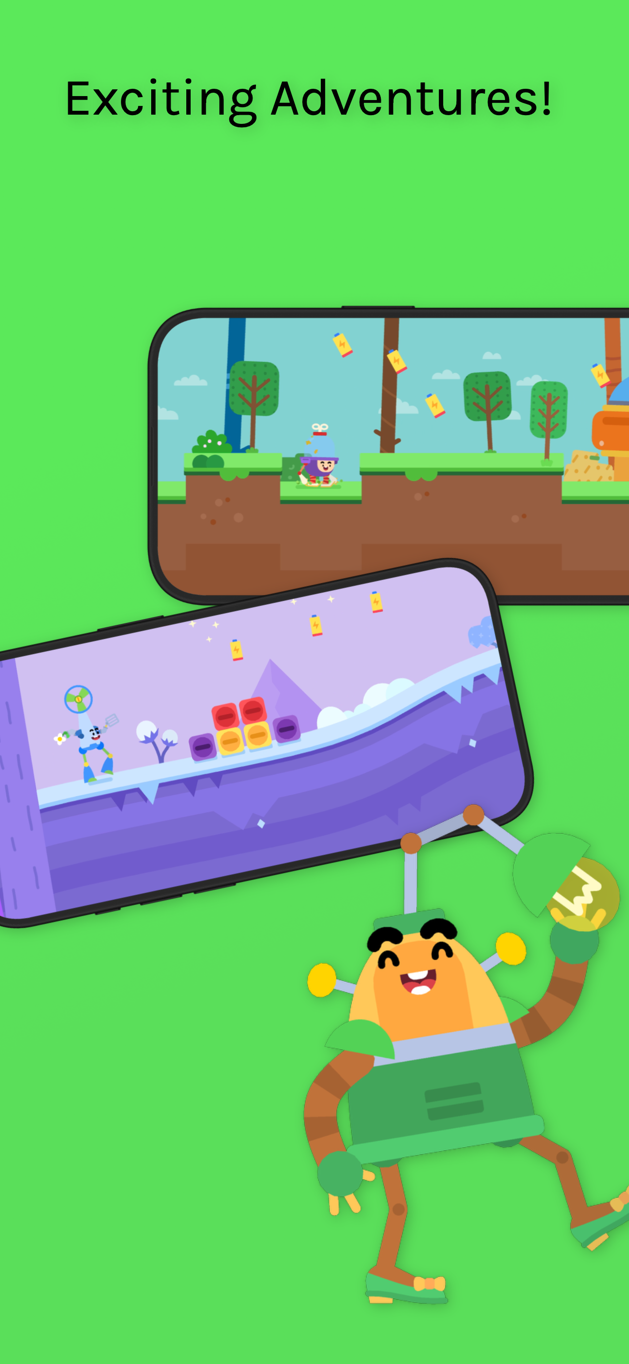 Robot Reading: Learning Games