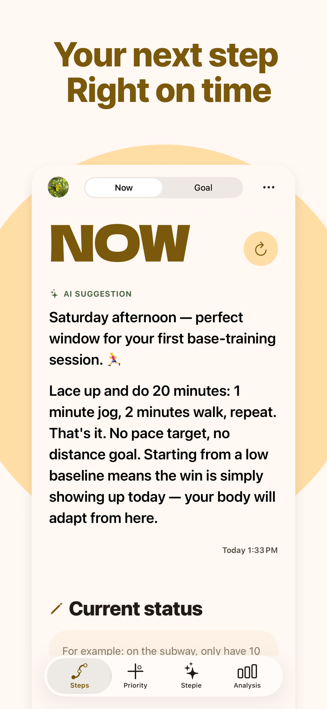 Stepie: AI Goal Planner screenshot 4