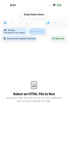 HTML Web Preview: JS CSS JSON Screenshot 3 of 6