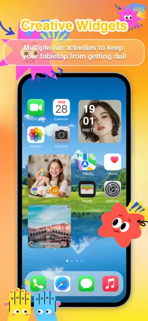 Photo Widget-Live Pic Sharing iPhone screenshot 4