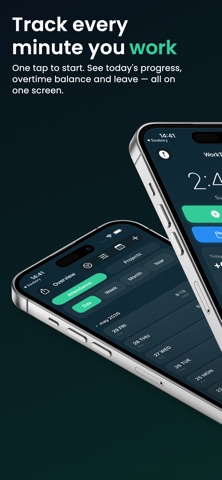 Worxly: Work Hours Tracker Screenshot 1 of 6