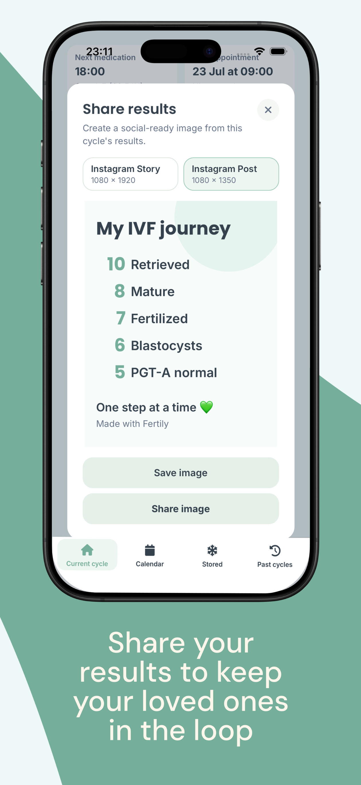 Fertily: IVF Tracker screenshot 9